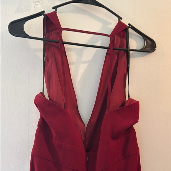 Lulu's Rich Red Jumpsuit - Picture 6 of 6